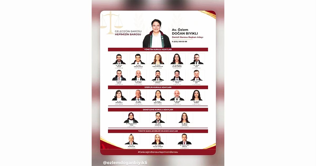 BAŞKAN ADAYLARI LİSTELERİNİ AÇIKLADI