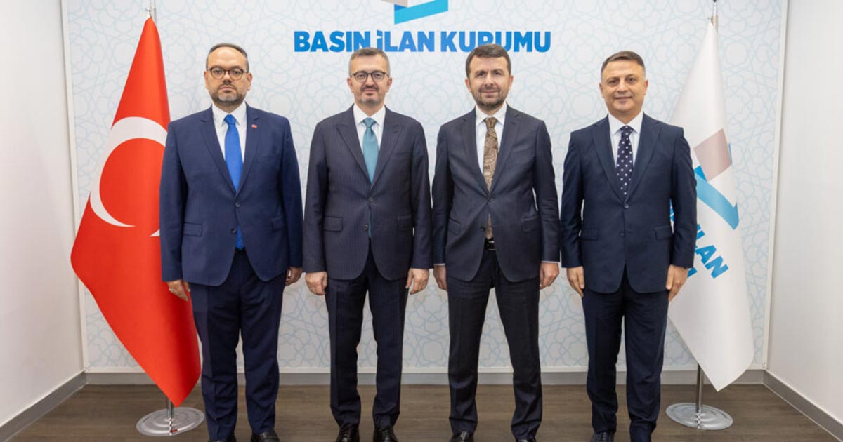 CUMHURBAŞKANLIĞI İLETİŞİM BAŞKANI DURAN’DAN BASIN İLAN KURUMU’NA ZİYARET
