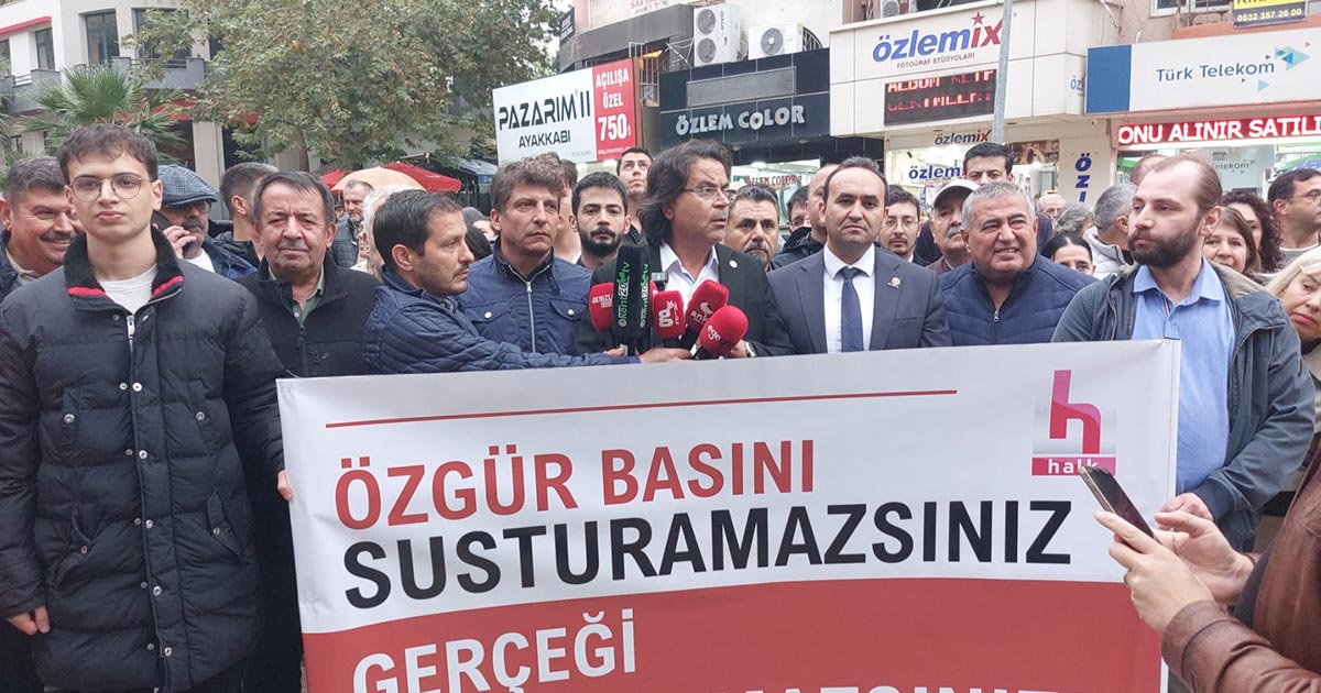 “ÖZGÜR BASININ SUSTURULMASINA KARŞIYIZ”