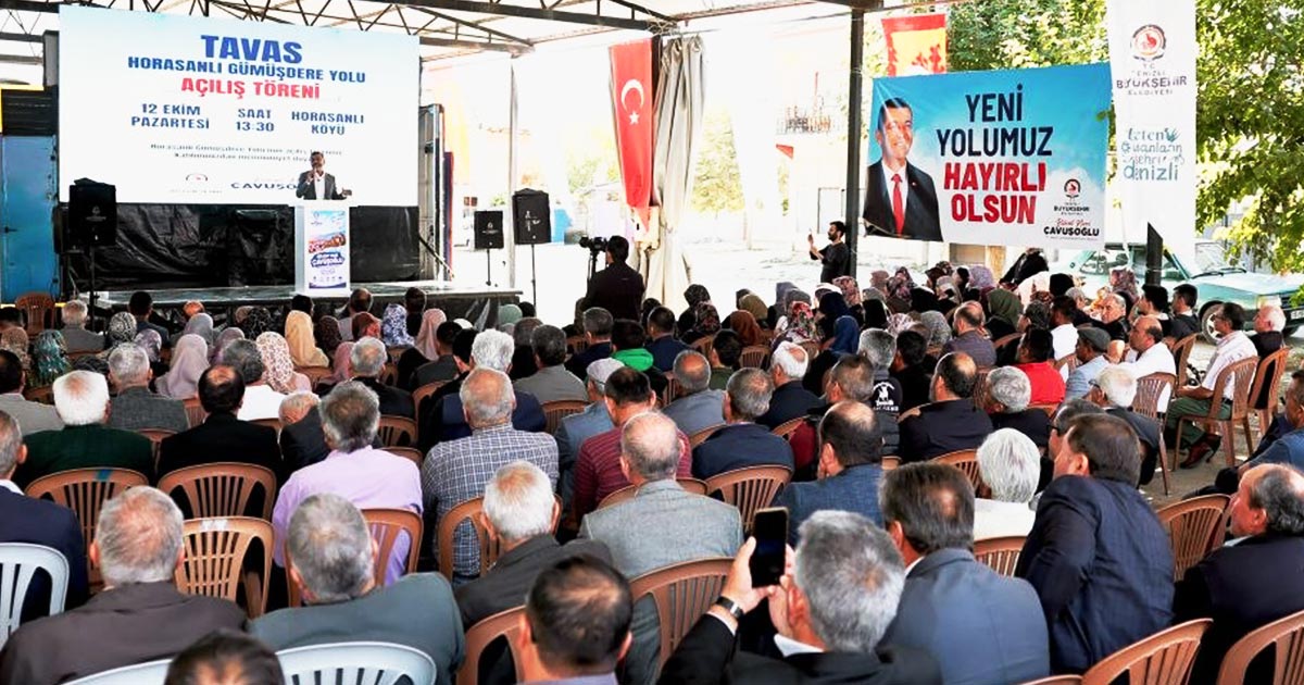 HORASANLI-GÜMÜŞDERE YOLU YENİLENDİ
