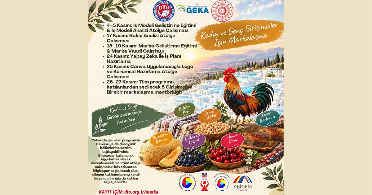 DTO’DAN GİRİŞİMCİLERE MARKALAŞMA DESTEĞİ