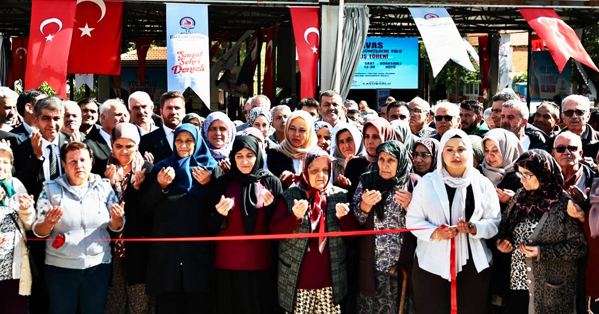 HORASANLI-GÜMÜŞDERE YOLU YENİLENDİ