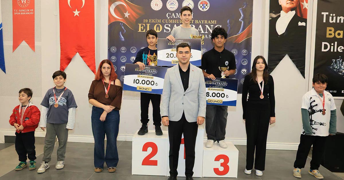29 EKİM SATRANÇ TURNUVASI TAMAMLANDI