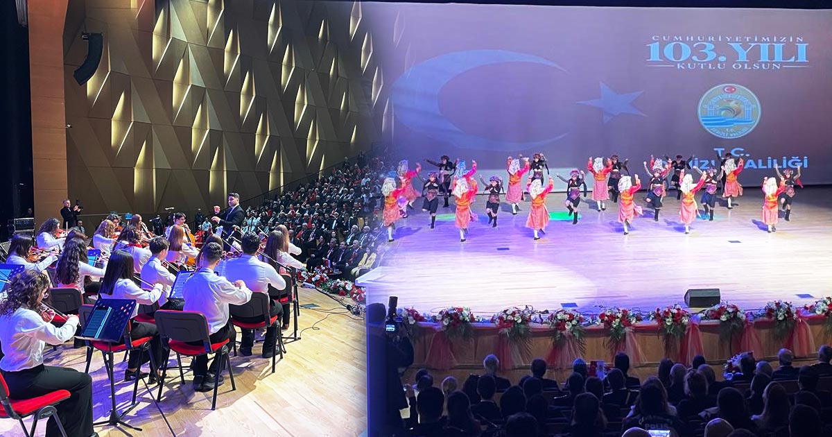 29 EKİM CUMHURİYET BAYRAMI COŞKUYLA KUTLANDI