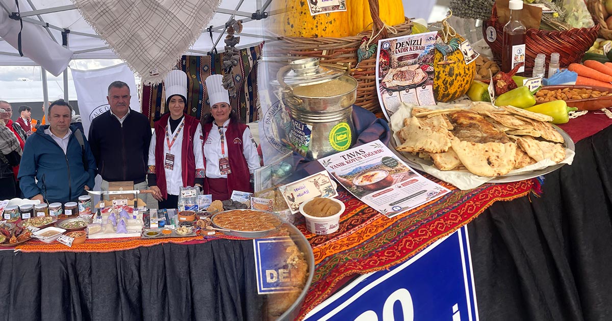 DENİZLİ ANADOLU SOFRASI’NDA YERİNİ ALDI