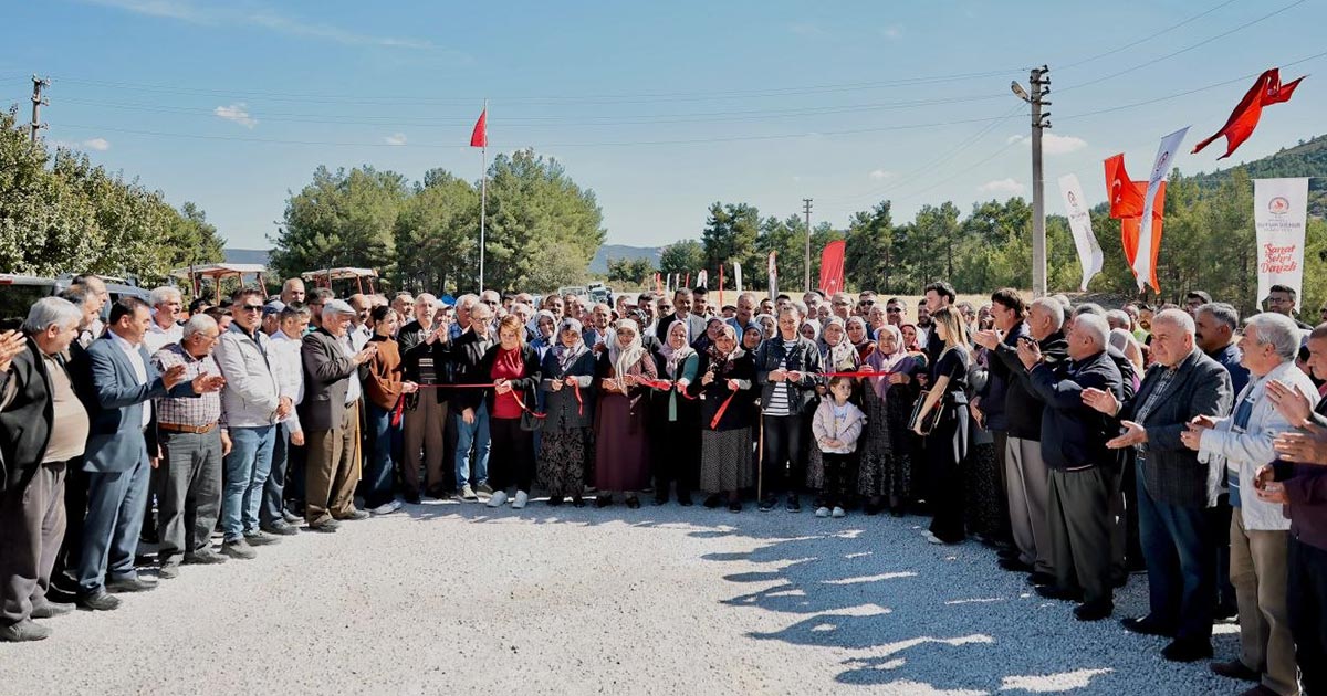 KALE’DE 14 KİLOMETRELİK GÜLBAĞLIK YOLU ULAŞIMA AÇILDI
