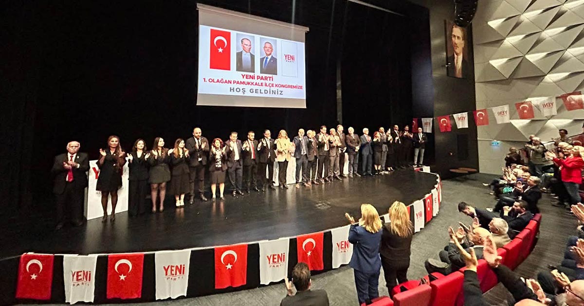 YENİ PARTİ PAMUKKALE’DE KONGRE HEYECANI