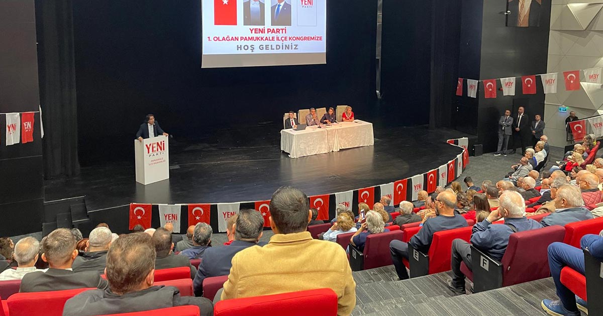 YENİ PARTİ PAMUKKALE’DE KONGRE HEYECANI
